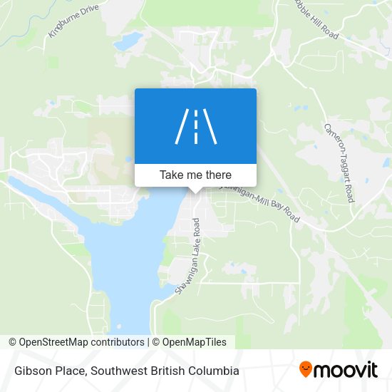Gibson Place map