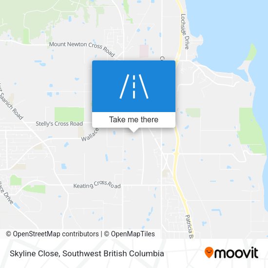 Skyline Close map
