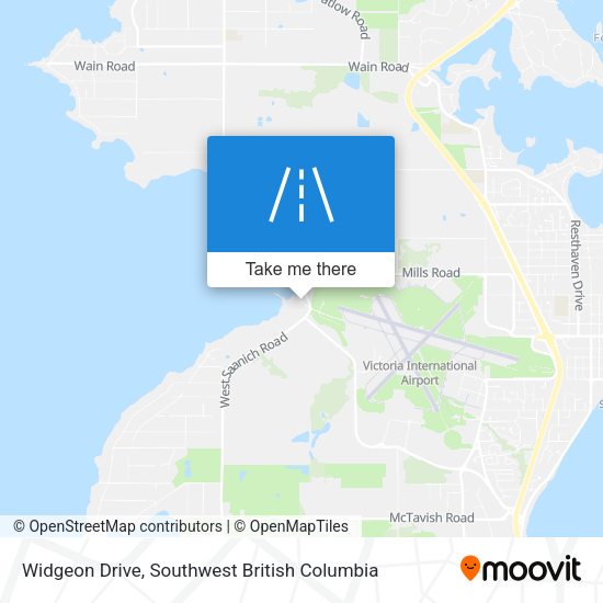 Widgeon Drive map
