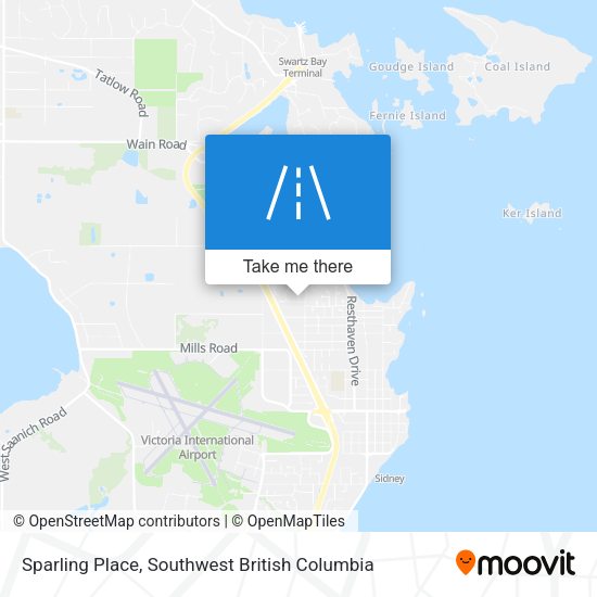 Sparling Place map