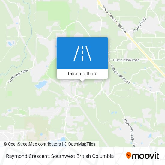 Raymond Crescent map