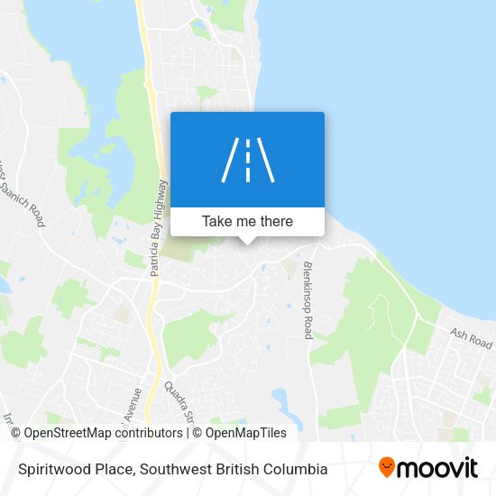 Spiritwood Place map