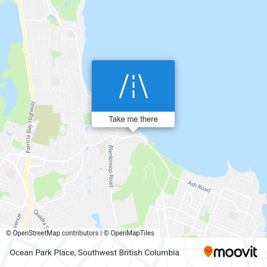 Ocean Park Place map