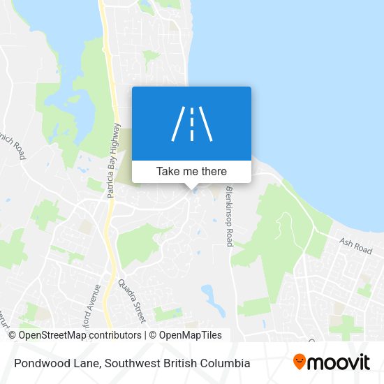Pondwood Lane map