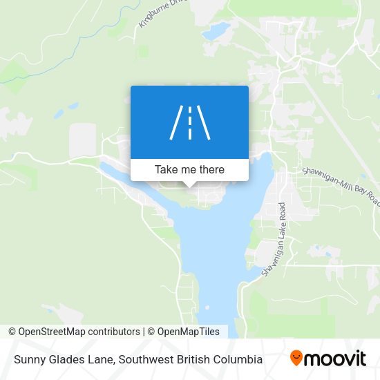 Sunny Glades Lane map