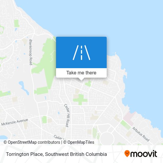 Torrington Place map