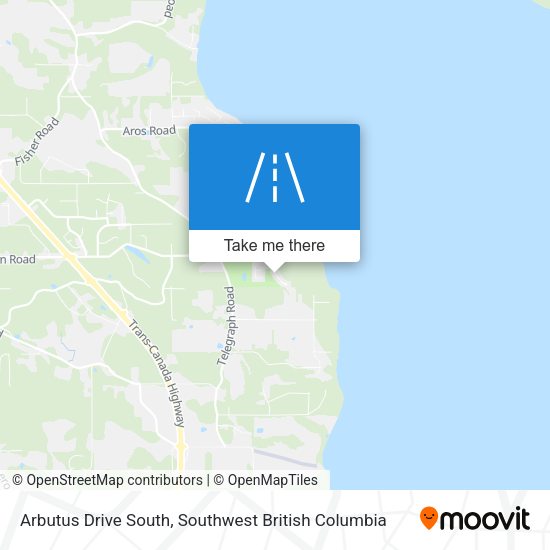 Arbutus Drive South map