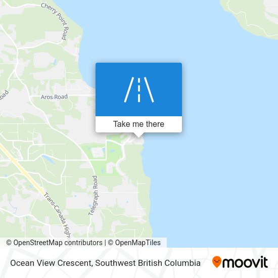Ocean View Crescent map