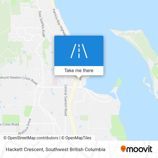 Hackett Crescent map