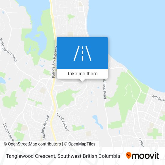 Tanglewood Crescent map