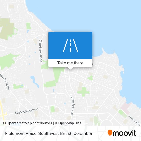 Fieldmont Place map