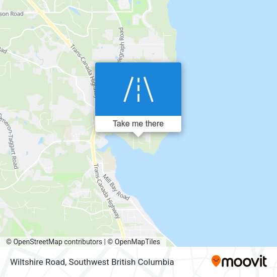 Wiltshire Road map