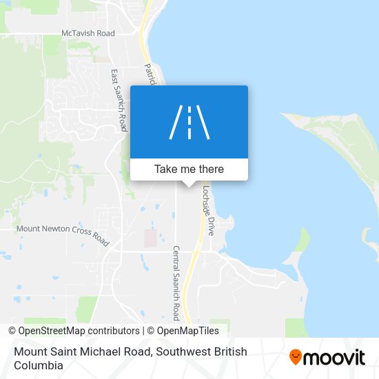 Mount Saint Michael Road map