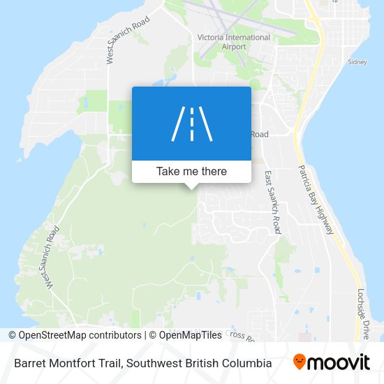 Barret Montfort Trail map