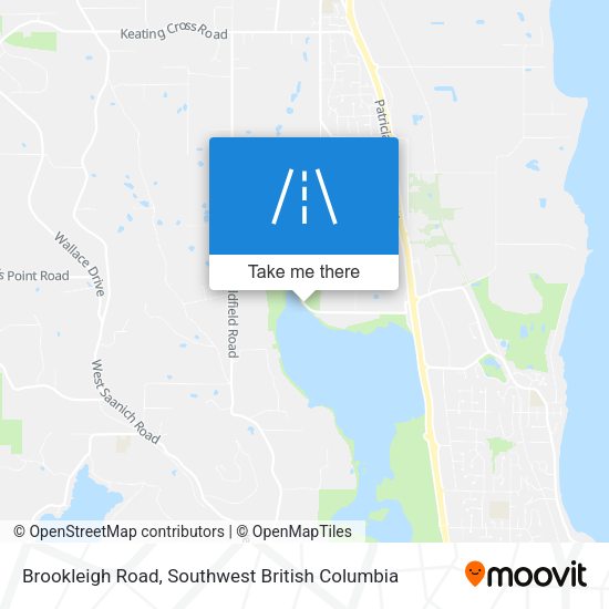 Brookleigh Road map