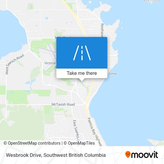 Wesbrook Drive map