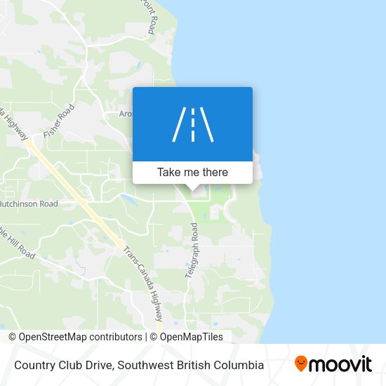 Country Club Drive map