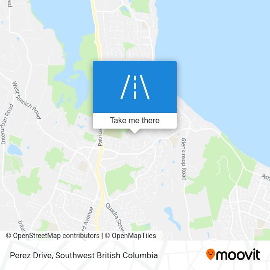 Perez Drive map