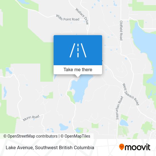 Lake Avenue map