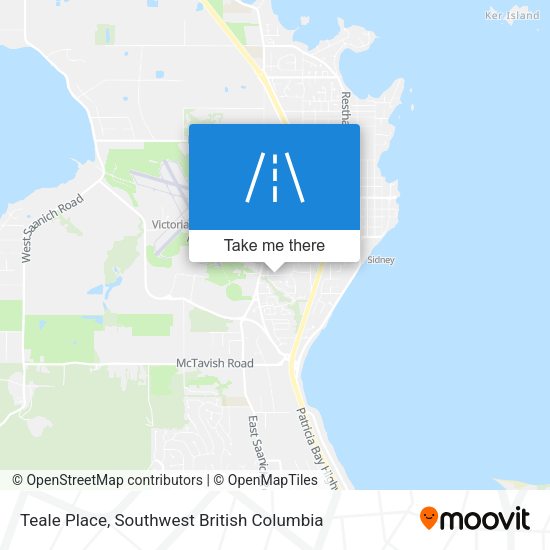 Teale Place map