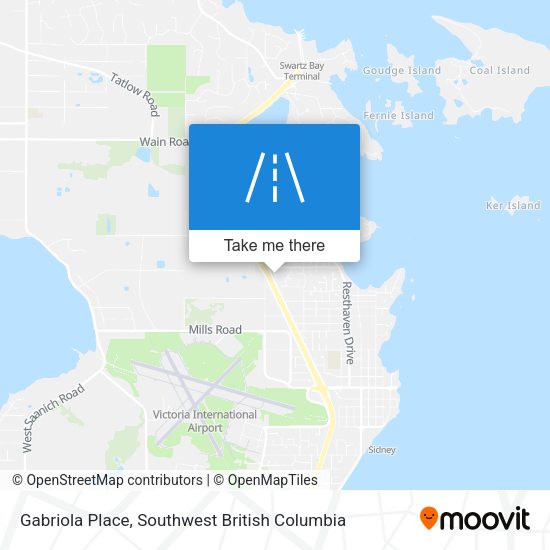 Gabriola Place map