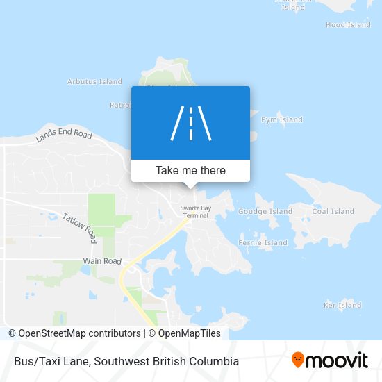 Bus/Taxi Lane map