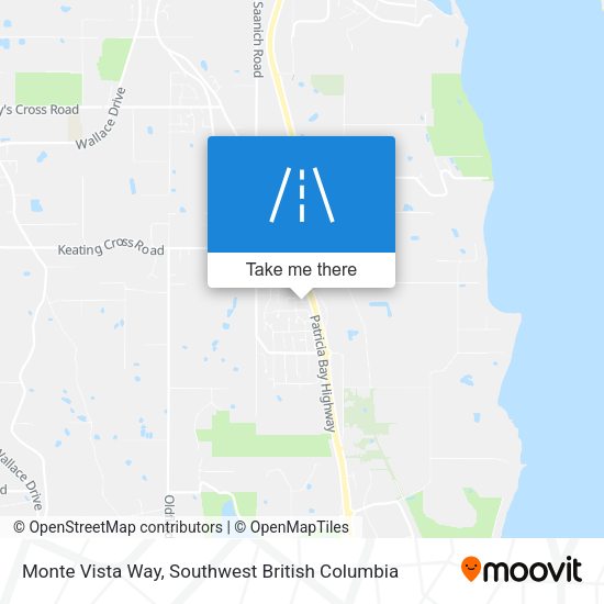 Monte Vista Way map