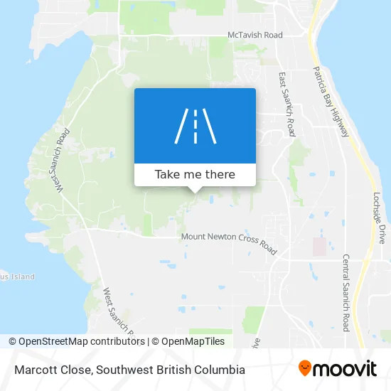 Marcott Close map