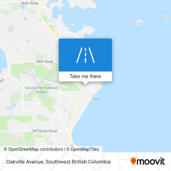 Oakville Avenue map