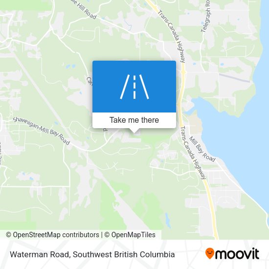 Waterman Road map