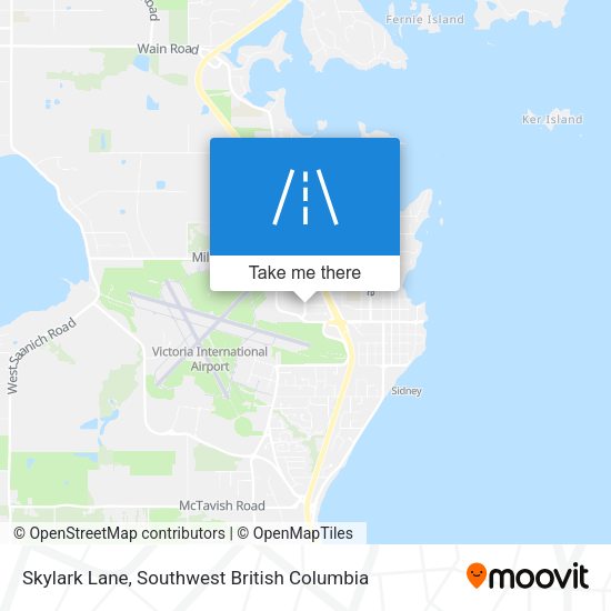 Skylark Lane map