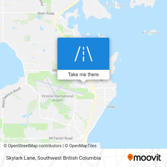 Skylark Lane map