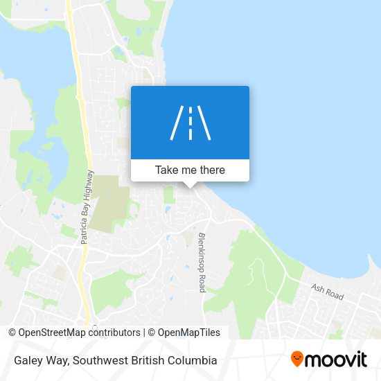 Galey Way map