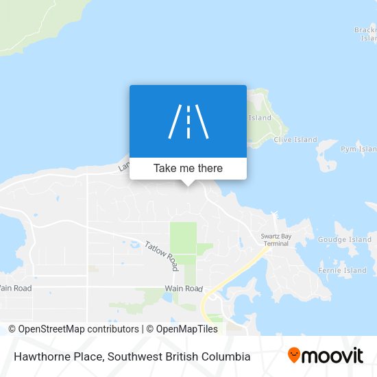 Hawthorne Place map