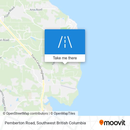 Pemberton Road map