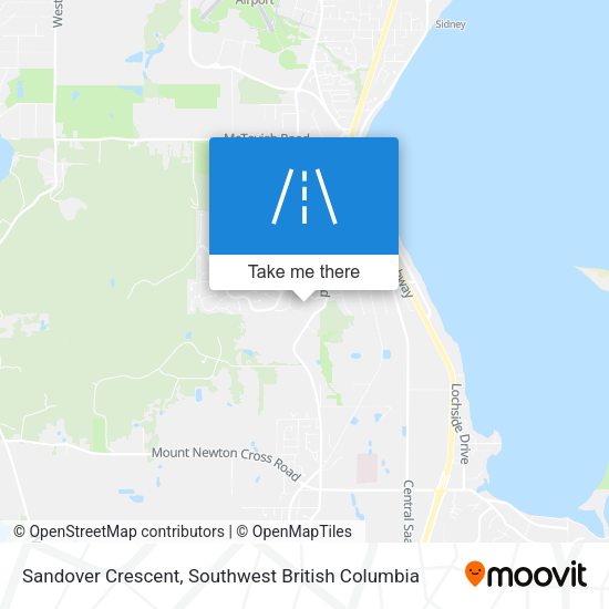 Sandover Crescent map