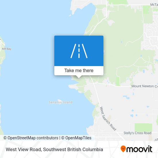 West View Road map