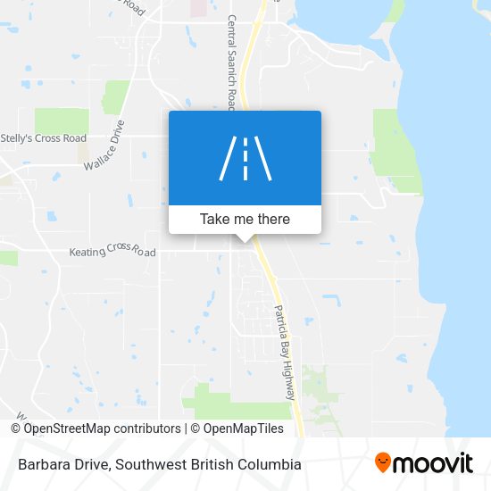 Barbara Drive map