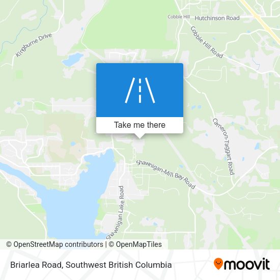 Briarlea Road map