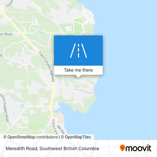 Meredith Road map