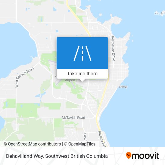 Dehavilland Way map