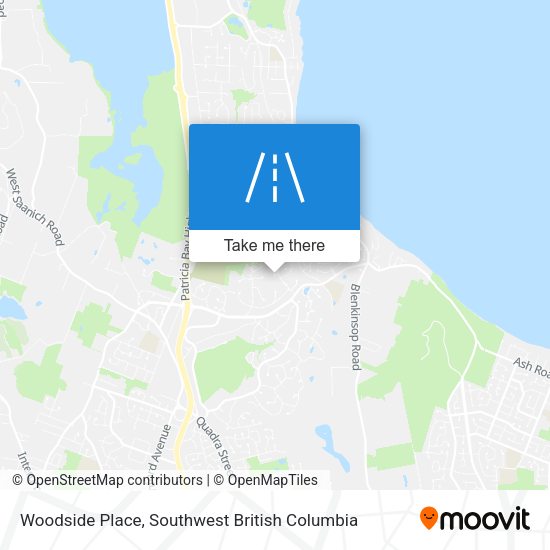 Woodside Place map