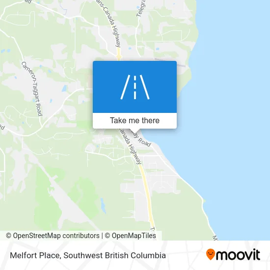 Melfort Place map