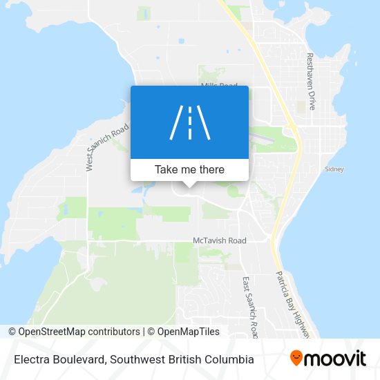 Electra Boulevard map