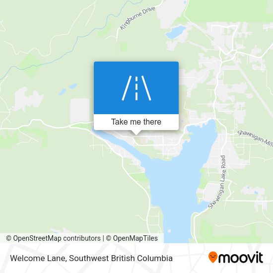 Welcome Lane map