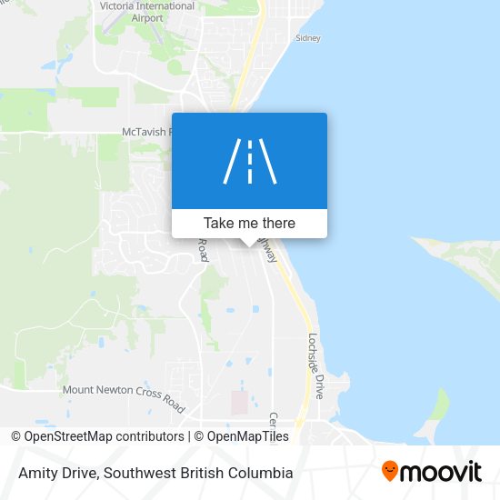 Amity Drive map