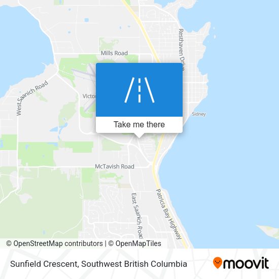 Sunfield Crescent map