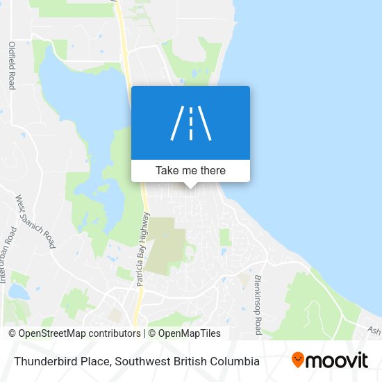 Thunderbird Place map