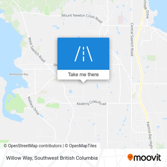 Willow Way map