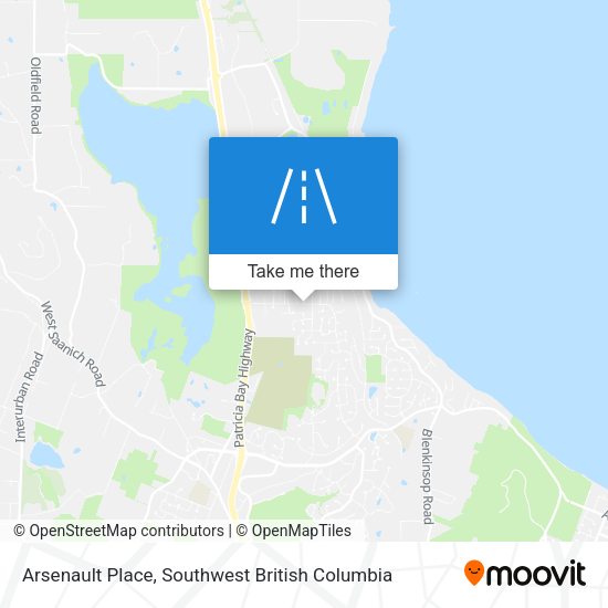 Arsenault Place map